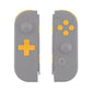 eXtremeRate Retail Caution Yellow D-pad ABXY Keys SR SL L R ZR ZL Trigger Buttons Springs, Replacement Full Set Buttons Fix Kits for NS Switch Joycon & OLED JoyCon (D-pad ONLY Fits for eXtremeRate Joycon D-pad Shell) - BZP305