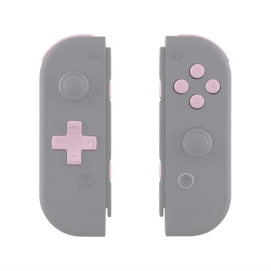 eXtremeRate Retail Cherry Blossoms Pink D-pad ABXY Keys SR SL L R ZR ZL Trigger Buttons Springs, Replacement Full Set Buttons Fix Kits for NS Switch Joycon & OLED JoyCon (D-pad ONLY Fits for eXtremeRate Joycon D-pad Shell) - BZP306