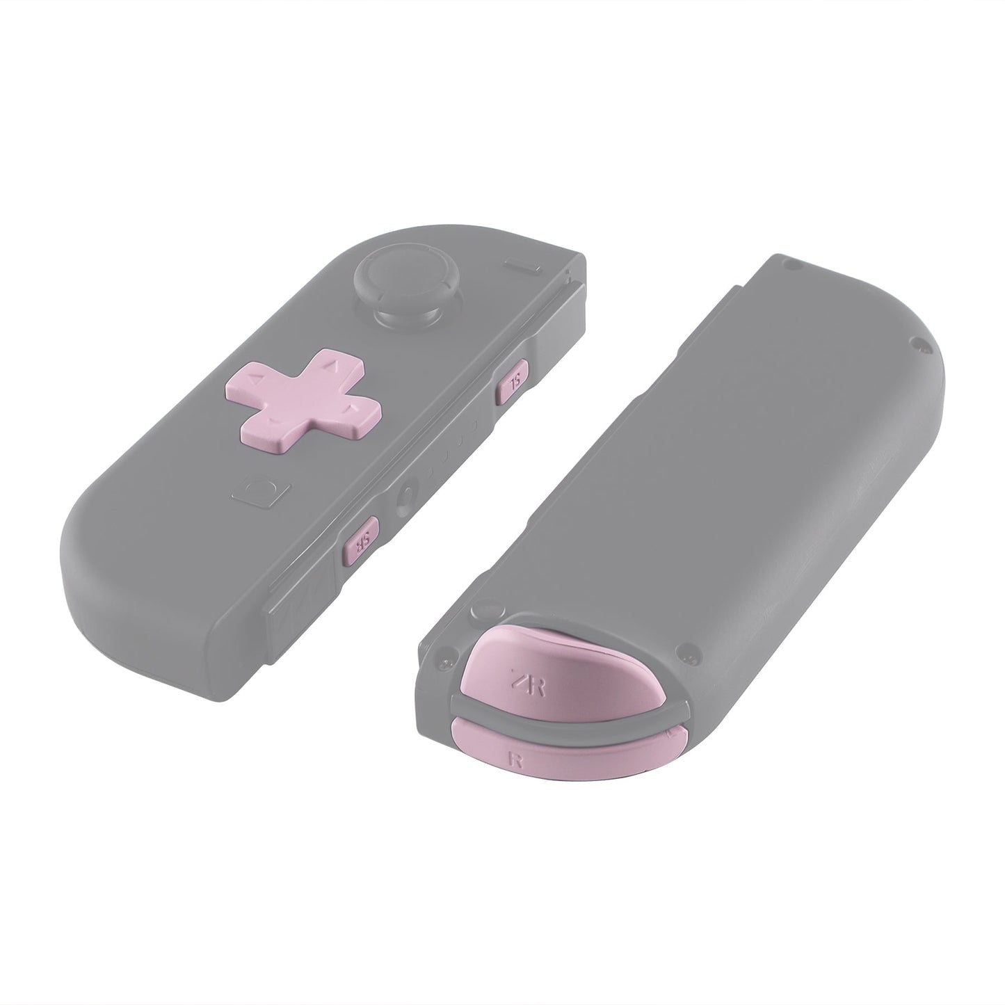 eXtremeRate Retail Cherry Blossoms Pink D-pad ABXY Keys SR SL L R ZR ZL Trigger Buttons Springs, Replacement Full Set Buttons Fix Kits for NS Switch Joycon & OLED JoyCon (D-pad ONLY Fits for eXtremeRate Joycon D-pad Shell) - BZP306