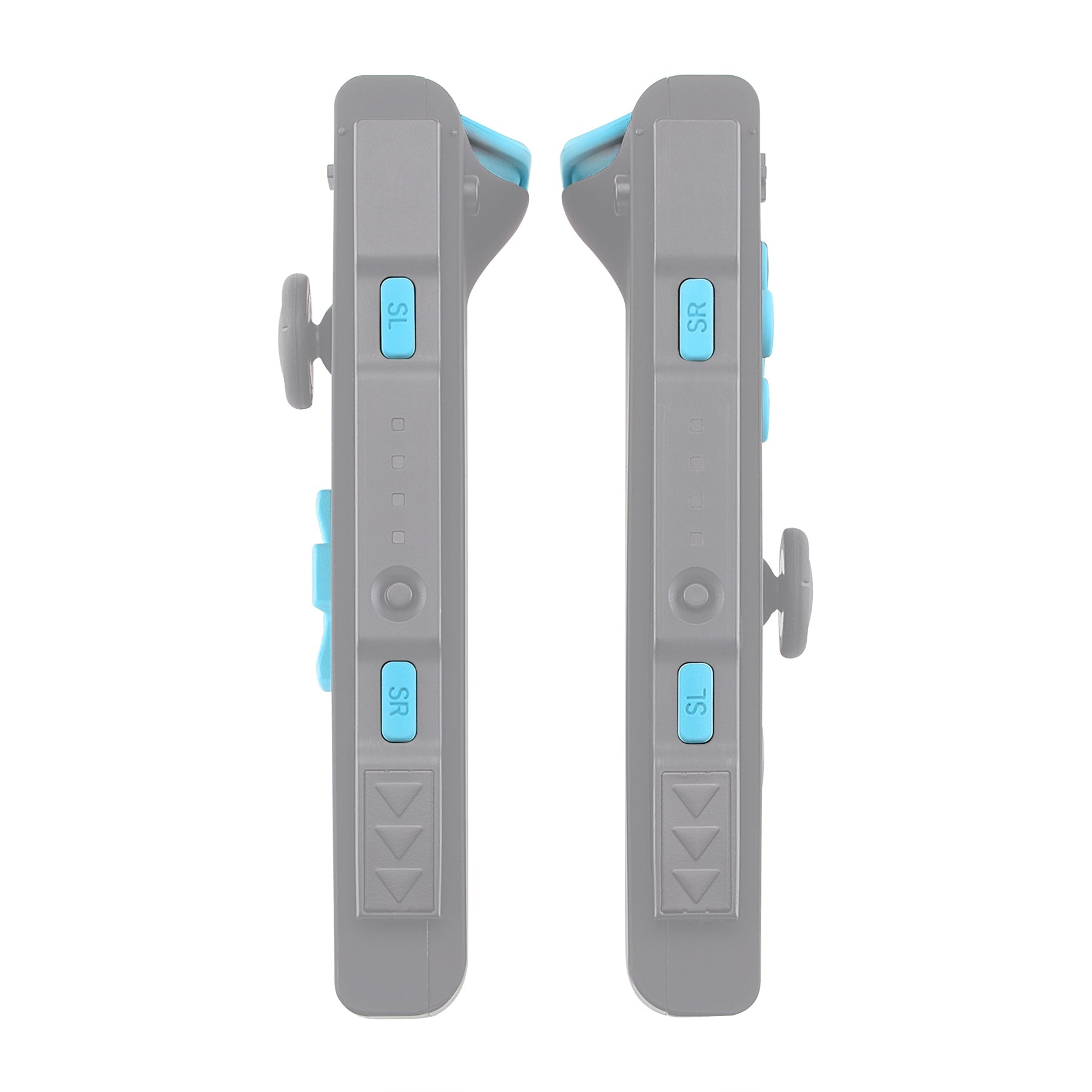 eXtremeRate Retail Heaven Blue D-pad ABXY Keys SR SL L R ZR ZL Trigger Buttons Springs, Replacement Full Set Buttons Fix Kits for NS Switch Joycon & OLED JoyCon (D-pad ONLY Fits for eXtremeRate Joycon D-pad Shell) - BZP307