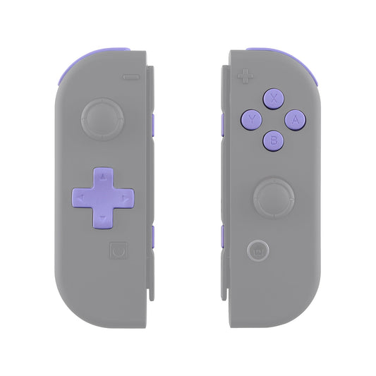 eXtremeRate Retail Light Violet D-pad ABXY Keys SR SL L R ZR ZL Trigger Buttons Springs, Replacement Full Set Buttons Fix Kits for NS Switch Joycon & OLED JoyCon (D-pad ONLY Fits for eXtremeRate Joycon D-pad Shell) - BZP309