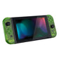 eXtremeRate Retail Transparent Clear Green Joycon Handheld Controller Housing with Full Set Buttons, DIY Replacement Shell Case for NS Switch JoyCon & OLED JoyCon - Console Shell NOT Included - CM503