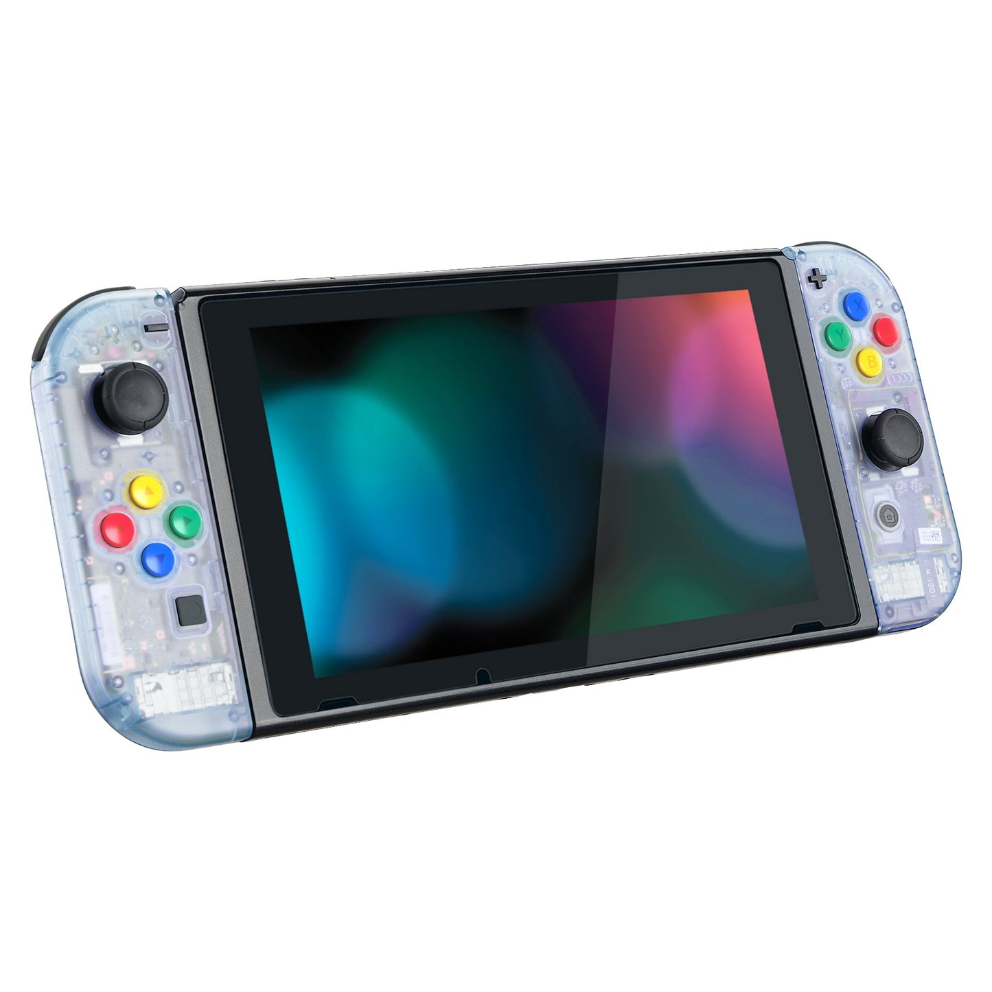eXtremeRate Retail Glacier Blue Joycon Handheld Controller Housing with Full Set Buttons, DIY Replacement Shell Case for NS Switch JoyCon & OLED JoyCon - Joycon and Console NOT Included - CM506