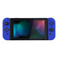 eXtremeRate Retail Soft Touch Grip Blue Joycon Handheld Controller Housing with Full Set Buttons, DIY Replacement Shell Case for NS Switch JoyCon & OLED JoyCon - Console Shell NOT Included - CP315