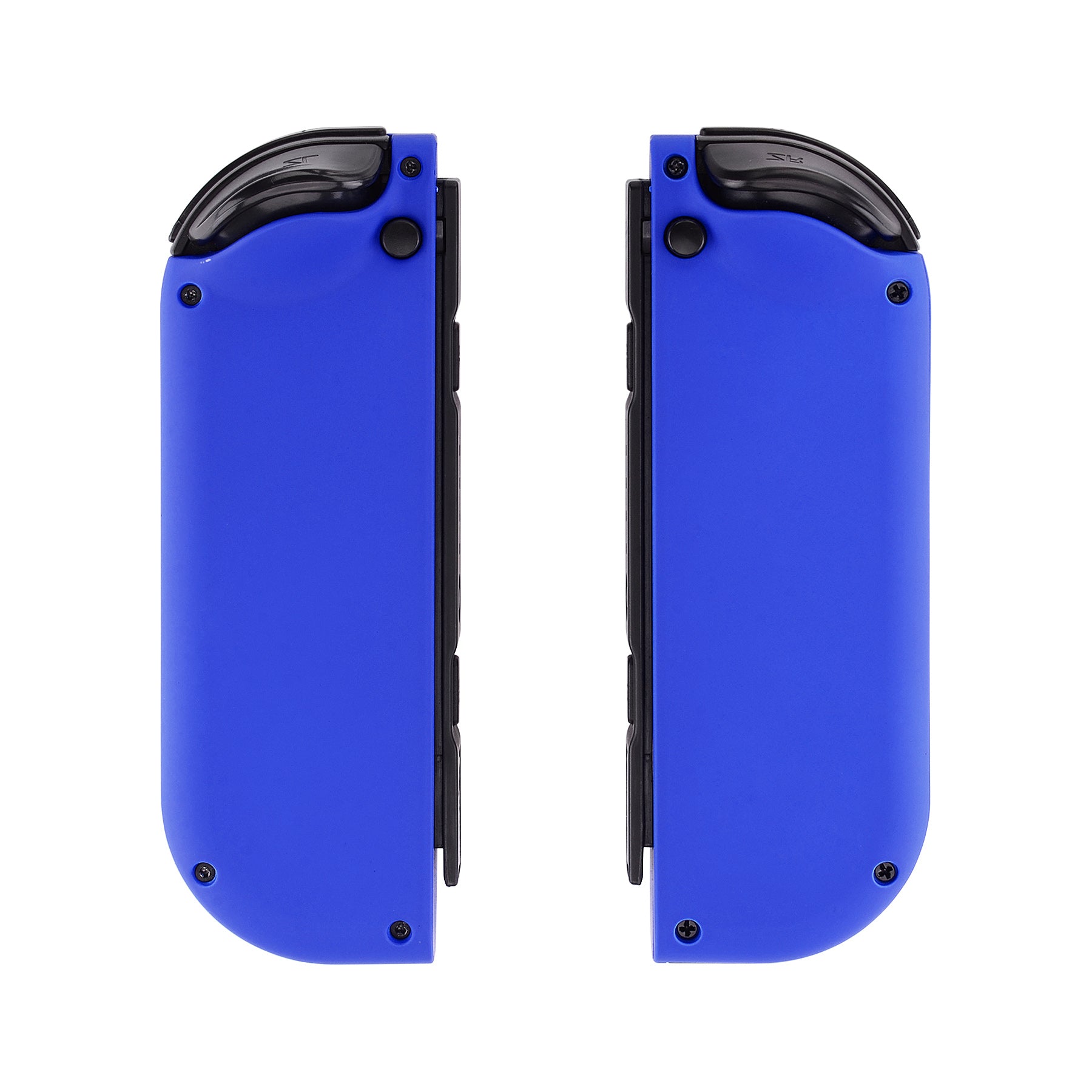 eXtremeRate Retail Soft Touch Grip Blue Joycon Handheld Controller Housing with Full Set Buttons, DIY Replacement Shell Case for NS Switch JoyCon & OLED JoyCon - Console Shell NOT Included - CP315
