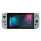 eXtremeRate Retail Soft Touch Grip New Hope Gray Joycon Handheld Controller Housing with ABXY Direction Buttons, DIY Replacement Shell Case for NS Switch JoyCon & OLED JoyCon - Console Shell NOT Included - CP326