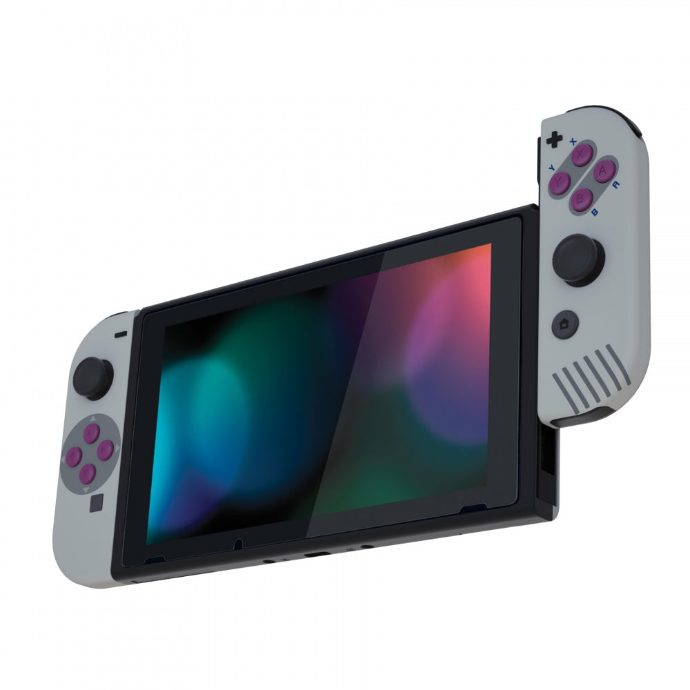 eXtremeRate Retail Soft Touch Grip Classic 1989 GB DMG-01 Style Joycon Handheld Controller Housing with Buttons, DIY Replacement Shell Case for NS Switch JoyCon & OLED JoyCon - Joycon and Console NOT Included - CT117