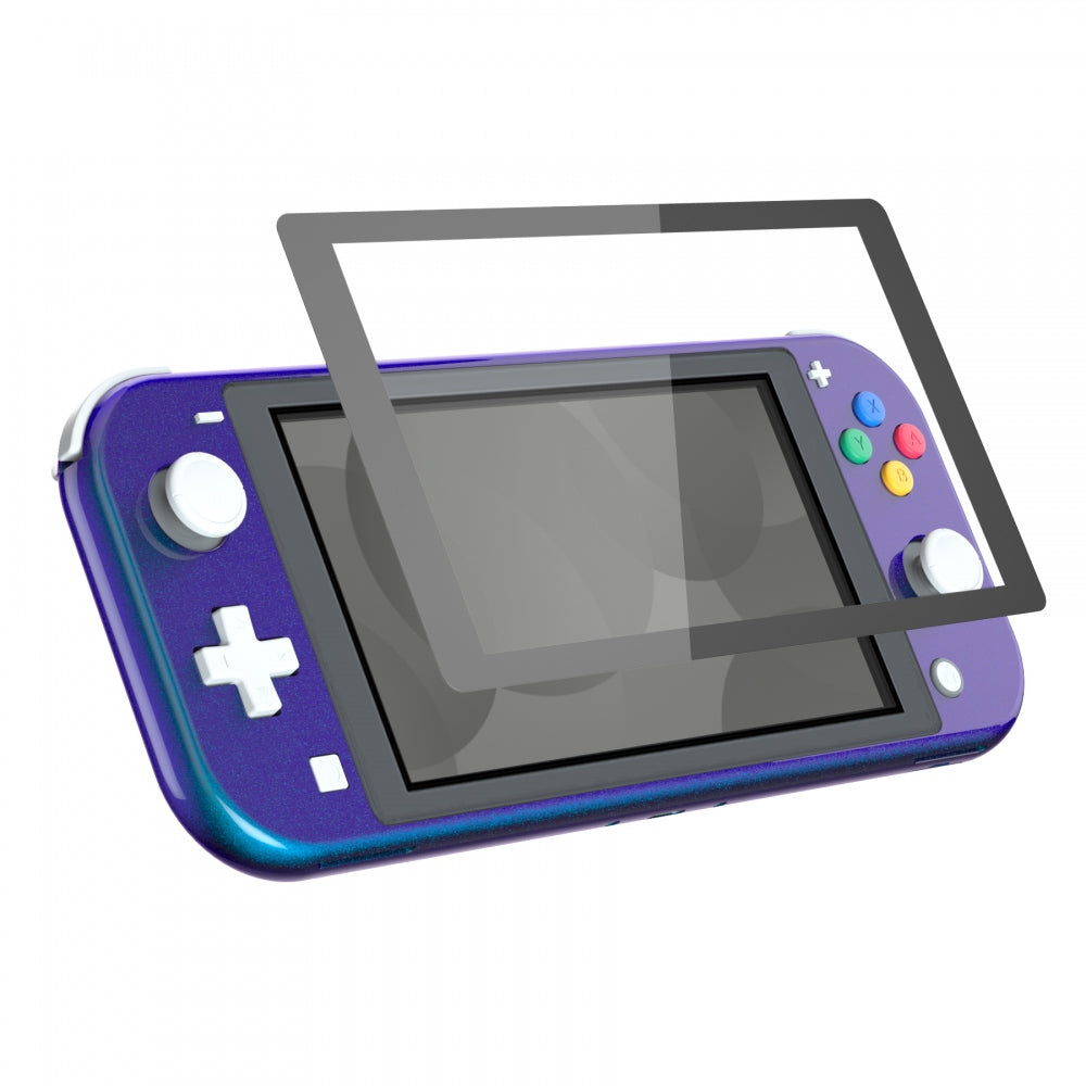 eXtremeRate Replacement Housing Shell for with Screen Protector for  Nintendo Switch Lite - Chameleon Purple Blue