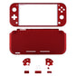 eXtremeRate Retail Soft Touch Scarlet Red DIY Replacement Shell for Nintendo Switch Lite, NSL Handheld Controller Housing with Screen Protector, Custom Case Cover for Nintendo Switch Lite - DLP303
