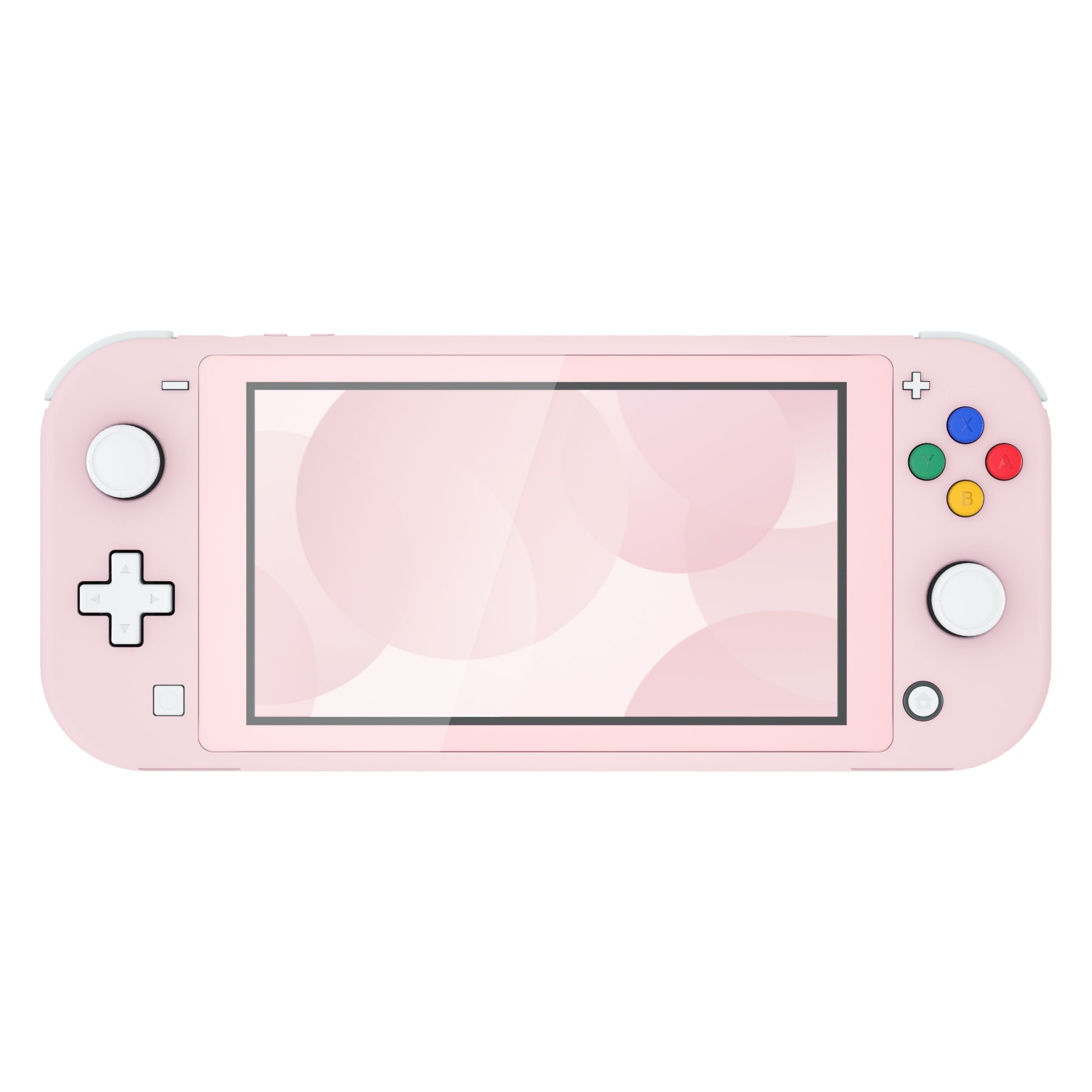 eXtremeRate Retail Soft Touch Cherry Blossoms Pink DIY Replacement Shell for Nintendo Switch Lite, NSL Handheld Controller Housing with Screen Protector, Custom Case Cover for Nintendo Switch Lite - DLP306