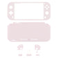 eXtremeRate Retail Soft Touch Cherry Blossoms Pink DIY Replacement Shell for Nintendo Switch Lite, NSL Handheld Controller Housing with Screen Protector, Custom Case Cover for Nintendo Switch Lite - DLP306