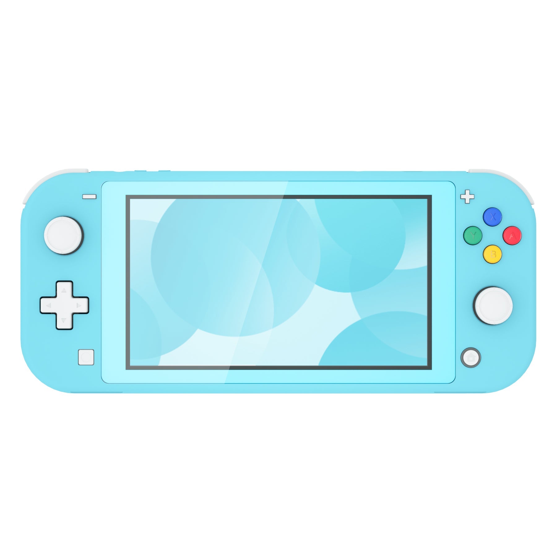 eXtremeRate Retail Soft Touch Heaven Blue DIY Replacement Shell for Nintendo Switch Lite, NSL Handheld Controller Housing with Screen Protector, Custom Case Cover for Nintendo Switch Lite - DLP313