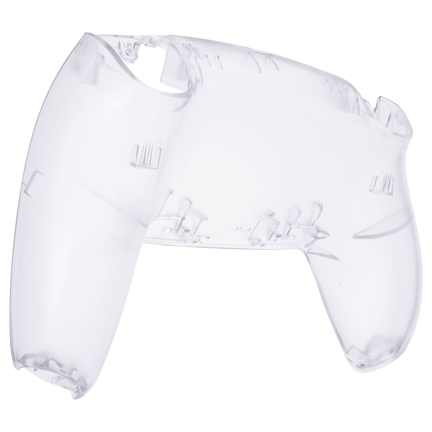 eXtremeRate Retail Clear Custom Back Housing Bottom Shell Compatible with ps5 Controller, Replacement Back Shell Cover Compatible with ps5 Controller - DPFM5001