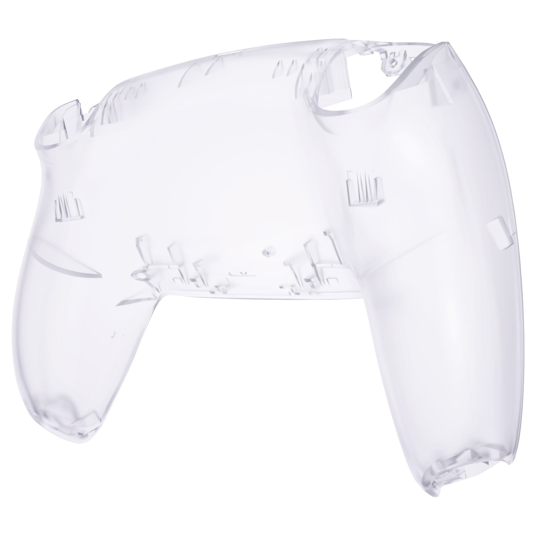 eXtremeRate Retail Clear Custom Back Housing Bottom Shell Compatible with ps5 Controller, Replacement Back Shell Cover Compatible with ps5 Controller - DPFM5001