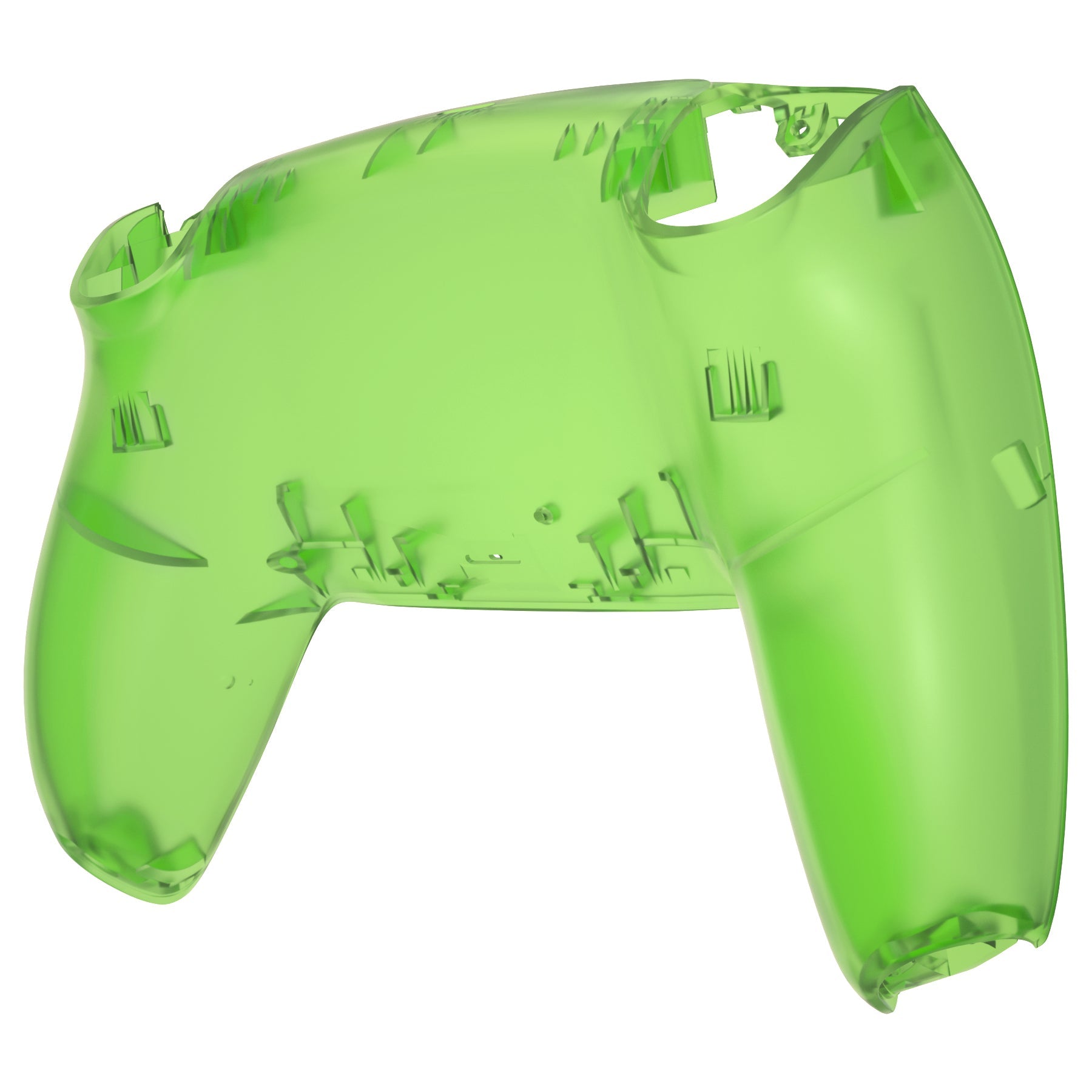 eXtremeRate Retail Clear Green Custom Back Housing Bottom Shell Compatible with ps5 Controller, Replacement Back Shell Cover Compatible with ps5 Controller - DPFM5003