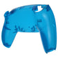eXtremeRate Retail Clear Blue Custom Back Housing Bottom Shell Compatible with ps5 Controller, Replacement Back Shell Cover Compatible with ps5 Controller - DPFM5004