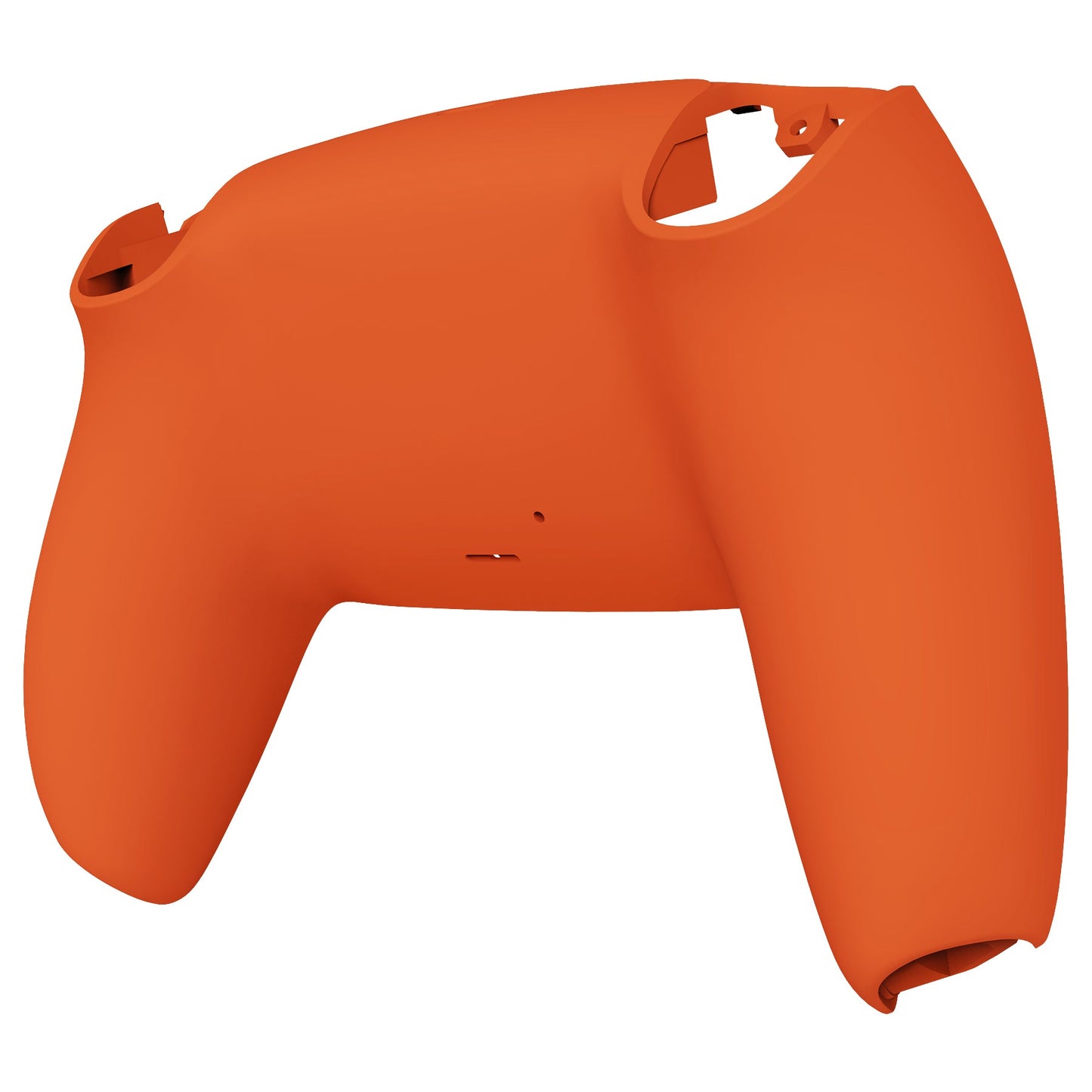 eXtremeRate Retail Orange Soft Touch Custom Back Housing Bottom Shell Compatible with ps5 Controller, Replacement Back Shell Cover Compatible with ps5 Controller - DPFP3004