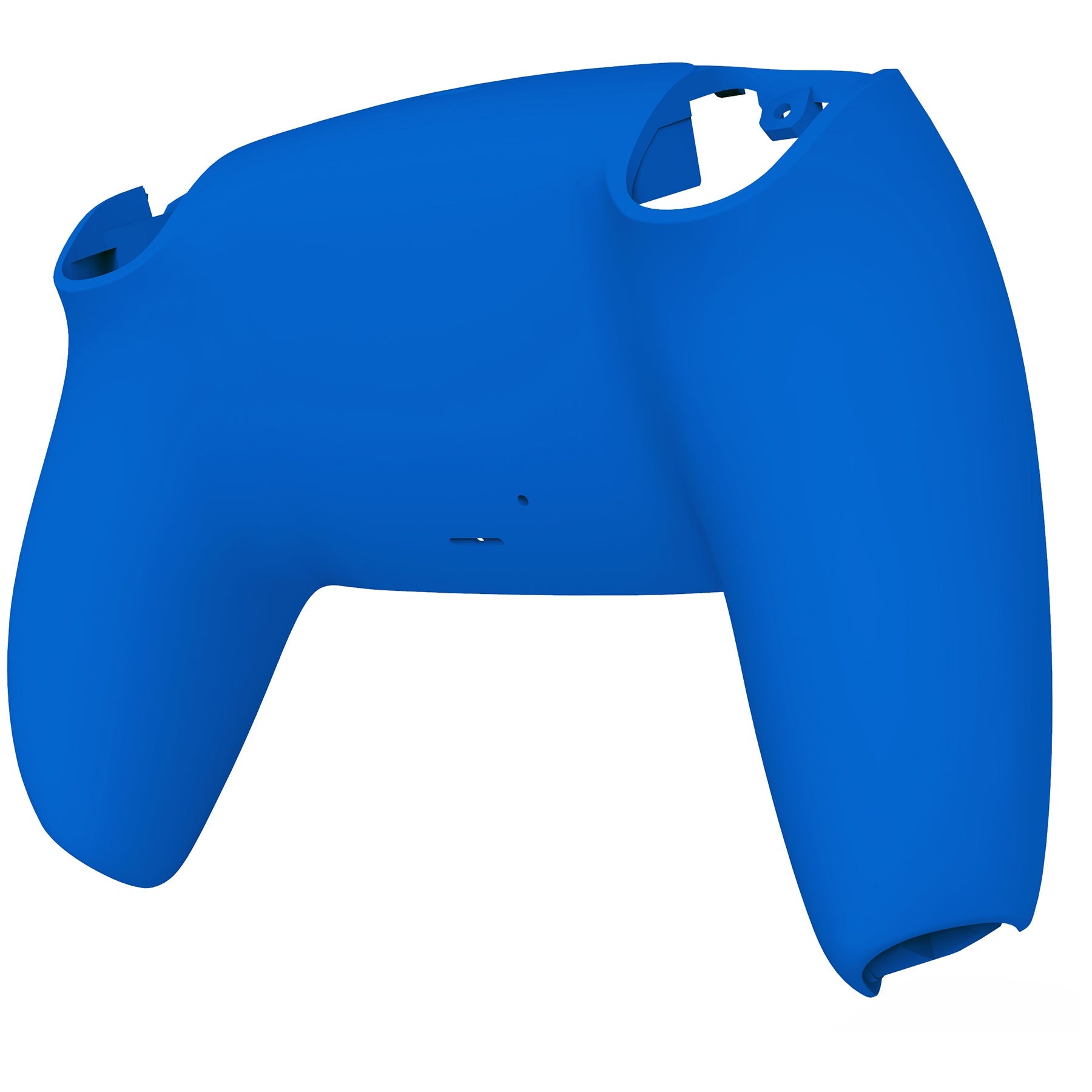 eXtremeRate Retail Blue Soft Touch Custom Back Housing Bottom Shell Compatible with ps5 Controller, Replacement Back Shell Cover Compatible with ps5 Controller - DPFP3005