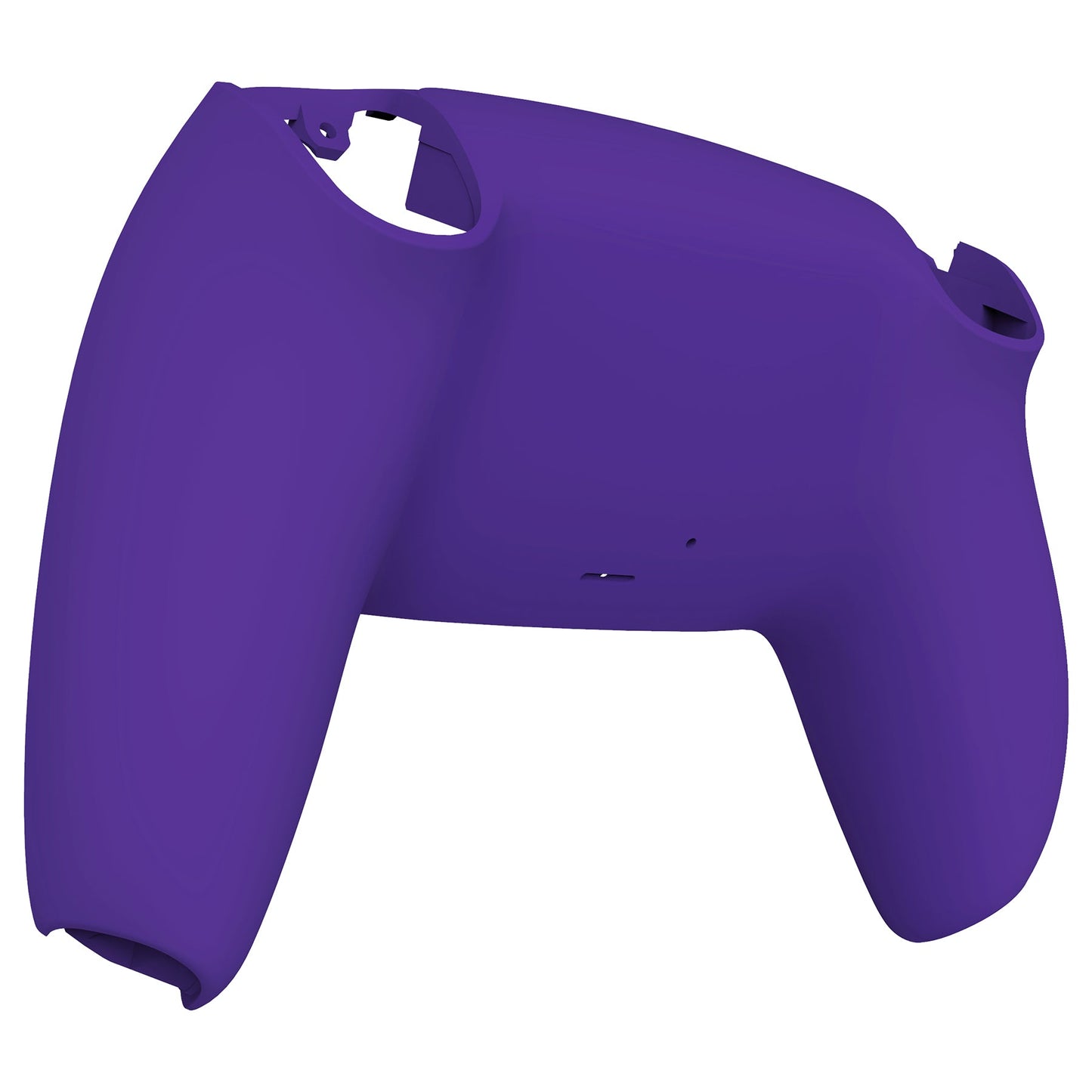 eXtremeRate Retail Purple Soft Touch Custom Back Housing Bottom Shell Compatible with ps5 Controller, Replacement Back Shell Cover Compatible with ps5 Controller - DPFP3007