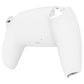 eXtremeRate Retail White Soft Touch Custom Back Housing Bottom Shell Compatible with ps5 Controller, Replacement Back Shell Cover Compatible with ps5 Controller - DPFP3008
