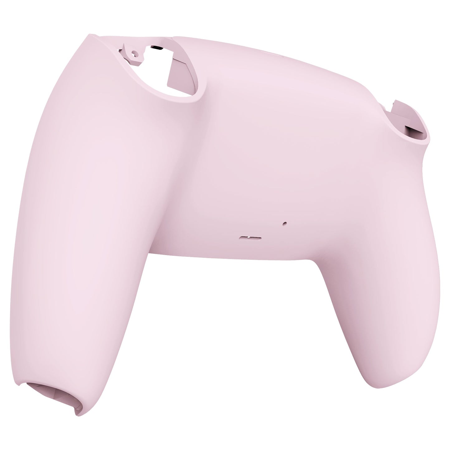 eXtremeRate Retail Cherry Blossoms Pink Soft Touch Grip Custom Back Housing Bottom Shell Compatible with ps5 Controller, Replacement Back Shell Cover Compatible with ps5 Controller - DPFP3012