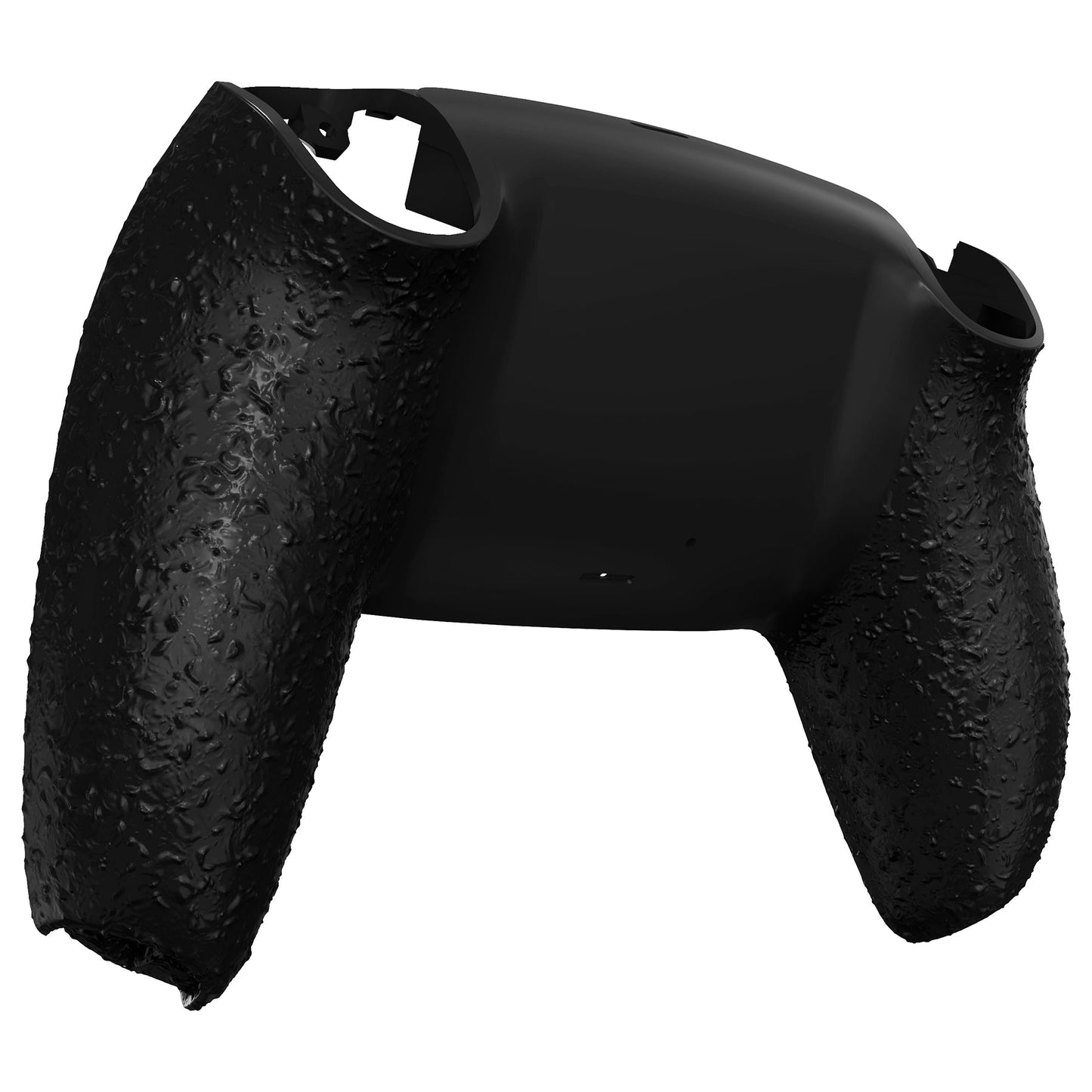 eXtremeRate Retail Textured Black Custom Back Housing Bottom Shell Compatible with ps5 Controller, Replacement Back Shell Cover Compatible with ps5 Controller - DPFP3013