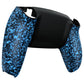 eXtremeRate Retail Textured Blue Custom Back Housing Bottom Shell Compatible with ps5 Controller, Replacement Back Shell Cover Compatible with ps5 Controller - DPFP3016