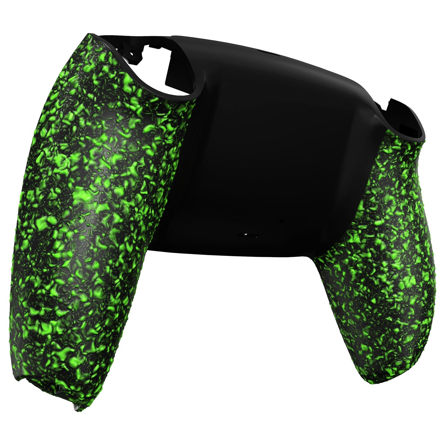 eXtremeRate Retail Textured Green Custom Back Housing Bottom Shell Compatible with ps5 Controller, Replacement Back Shell Cover Compatible with ps5 Controller - DPFP3017