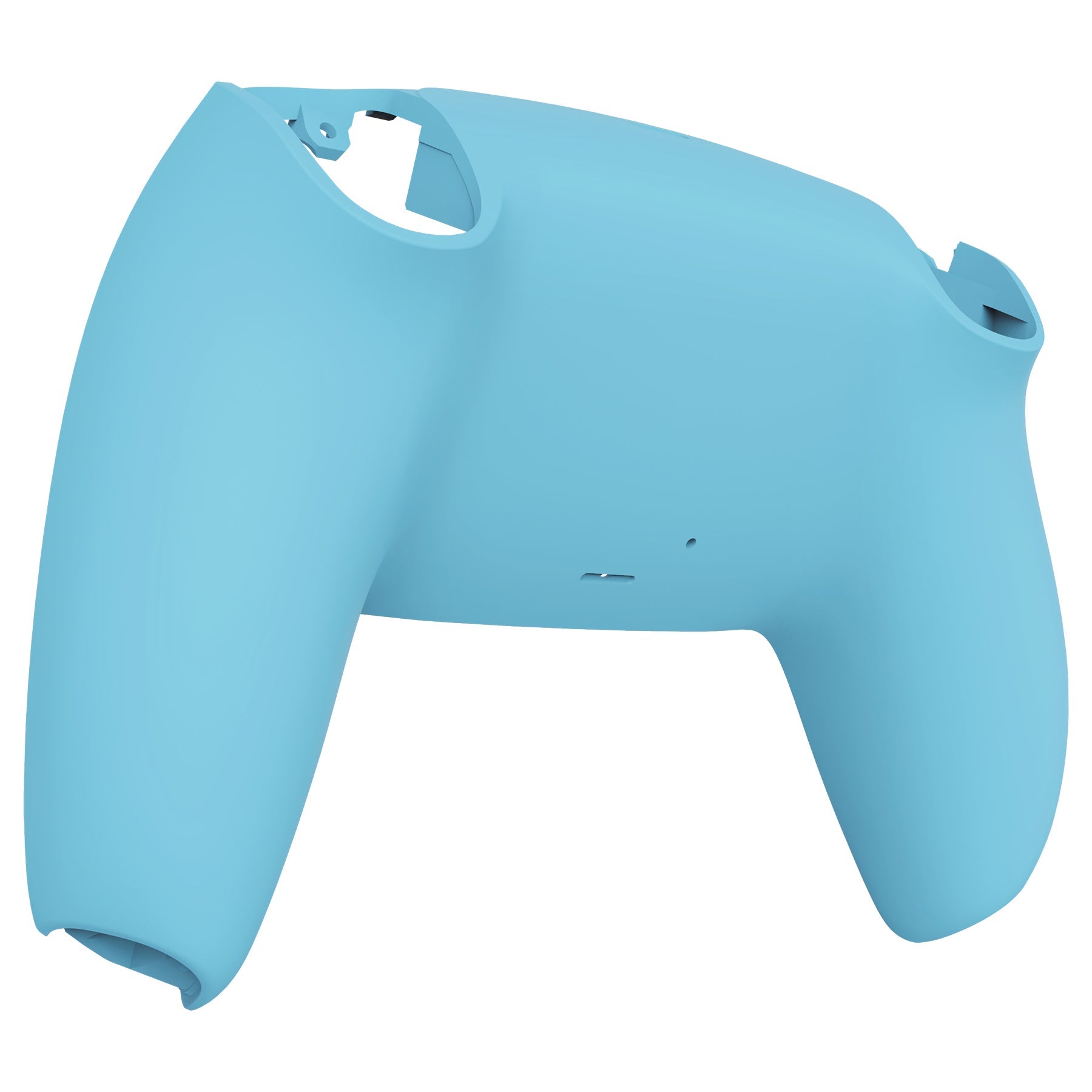 eXtremeRate Retail Heaven Blue Soft Touch Custom Back Housing Bottom Shell Compatible with ps5 Controller, Replacement Back Shell Cover Compatible with ps5 Controller - DPFP3019