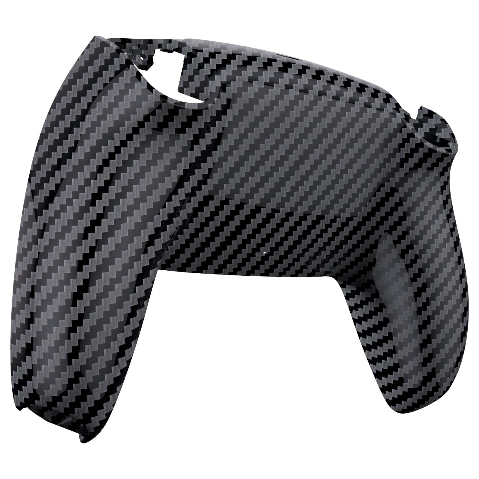 eXtremeRate Retail Graphite Carbon Fiber Pattern Custom Back Housing Bottom Shell Compatible with ps5 Controller, Replacement Back Shell Cover Compatible with ps5 Controller - DPFS2002
