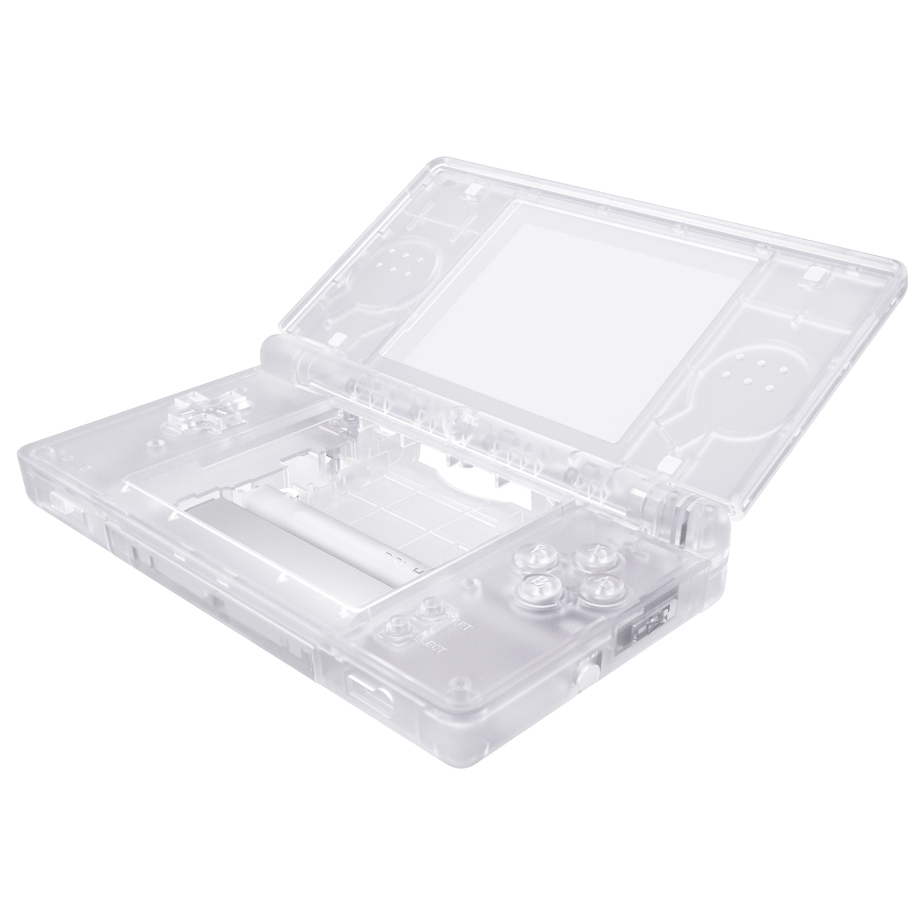 eXtremeRate Clear Replacement Full Housing Shell for Nintendo DS Lite ...