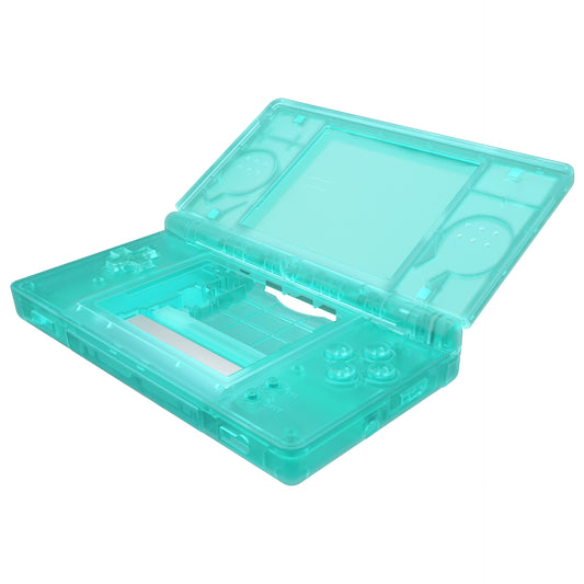 eXtremeRate Retail Emerald Green Replacement Full Housing Shell for Nintendo DS Lite, Custom Handheld Console Case Cover with Buttons, Screen Lens for Nintendo DS Lite NDSL - Console NOT Included - DSLM5003