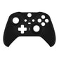 eXtremeRate Retail Black Soft Touch Grip Faceplate Cover, Front Housing Shell Case Replacement Kit for Xbox One Elite Series 2 Controller (Model 1797 and Core Model 1797) - Thumbstick Accent Rings Included - ELP309