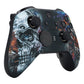 eXtremeRate Retail Tiger Skull Patterned Faceplate Cover, Soft Touch Front Housing Shell Case Replacement Kit for Xbox One Elite Series 2 Controller (Model 1797 and Core Model 1797) - Thumbstick Accent Rings Included - ELT113