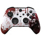 eXtremeRate Retail Blood Zombie Style Faceplate Cover, Soft Touch Front Housing Shell Case Replacement Kit for Xbox One Elite Series 2 Controller (Model 1797 and Core Model 1797) - Thumbstick Accent Rings Included - ELT139