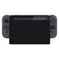 eXtremeRate Retail Black Custom Faceplate for Nintendo Switch Charging Dock, Soft Touch Grip DIY Replacement Housing Shell for Nintendo Switch Dock - Dock NOT Included - FDP310