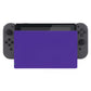 eXtremeRate Retail Purple Custom Faceplate for NS Switch Charging Dock, Soft Touch Grip DIY Replacement Housing Shell for NS Switch Dock - FDP314