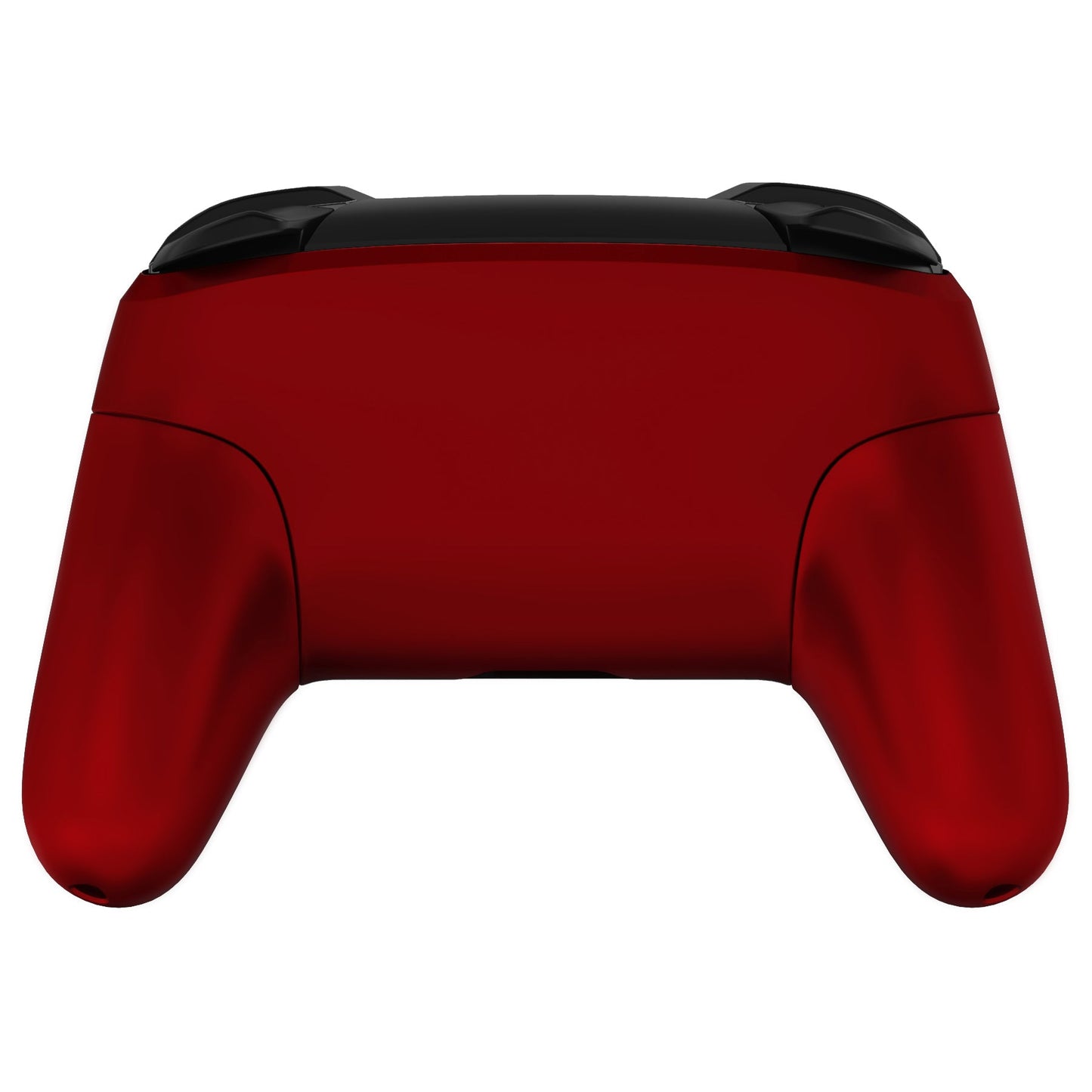 eXtremeRate Retail Scarlet Red Faceplate Backplate Handles Cover, Octagonal Gated Sticks Design DIY Replacement Grip Housing Shell for NS Switch Pro Controller - Controller NOT Included - FRE609