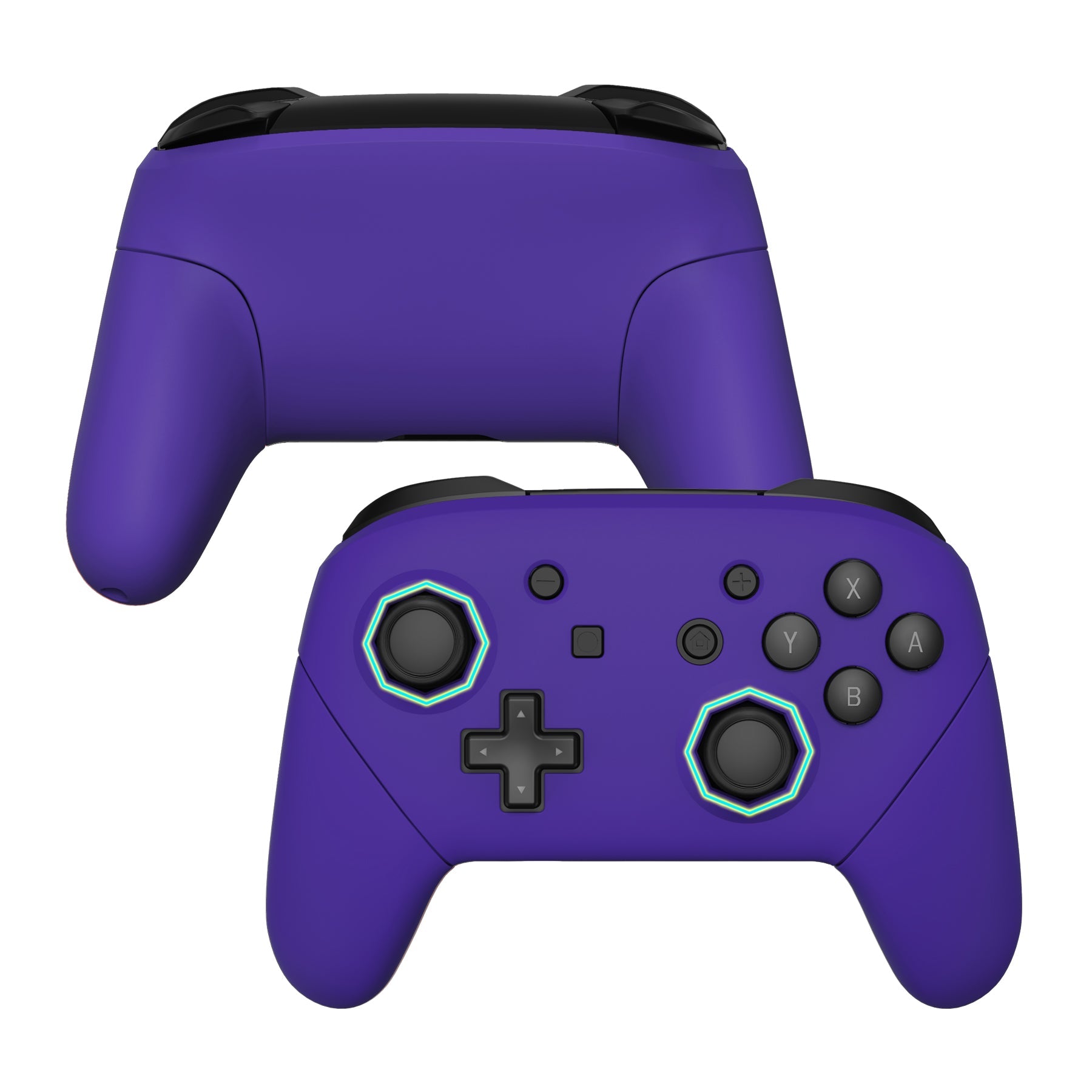 eXtremeRate Purple Faceplate Backplate Handles Cover, Octagonal Gated ...