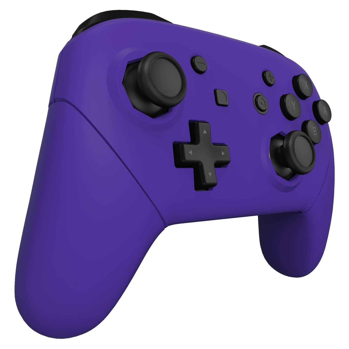 eXtremeRate Retail Purple Faceplate Backplate Handles Cover, Octagonal Gated Sticks Design DIY Replacement Grip Housing Shell for NS Switch Pro Controller - Controller NOT Included - FRE613