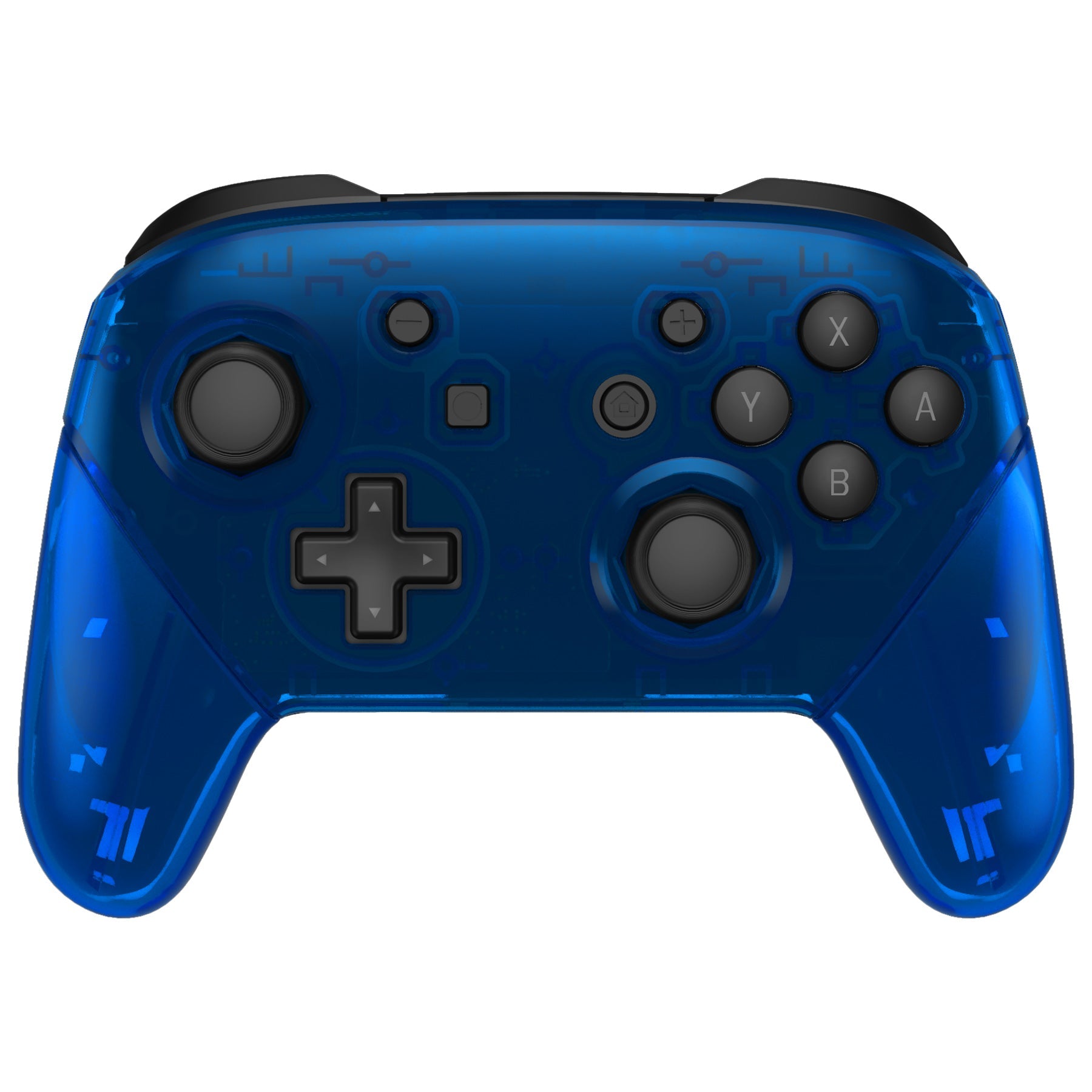 Clear Ocean Blue - Transparent discount shell - Nintendo Switch Wireless Pro Controller