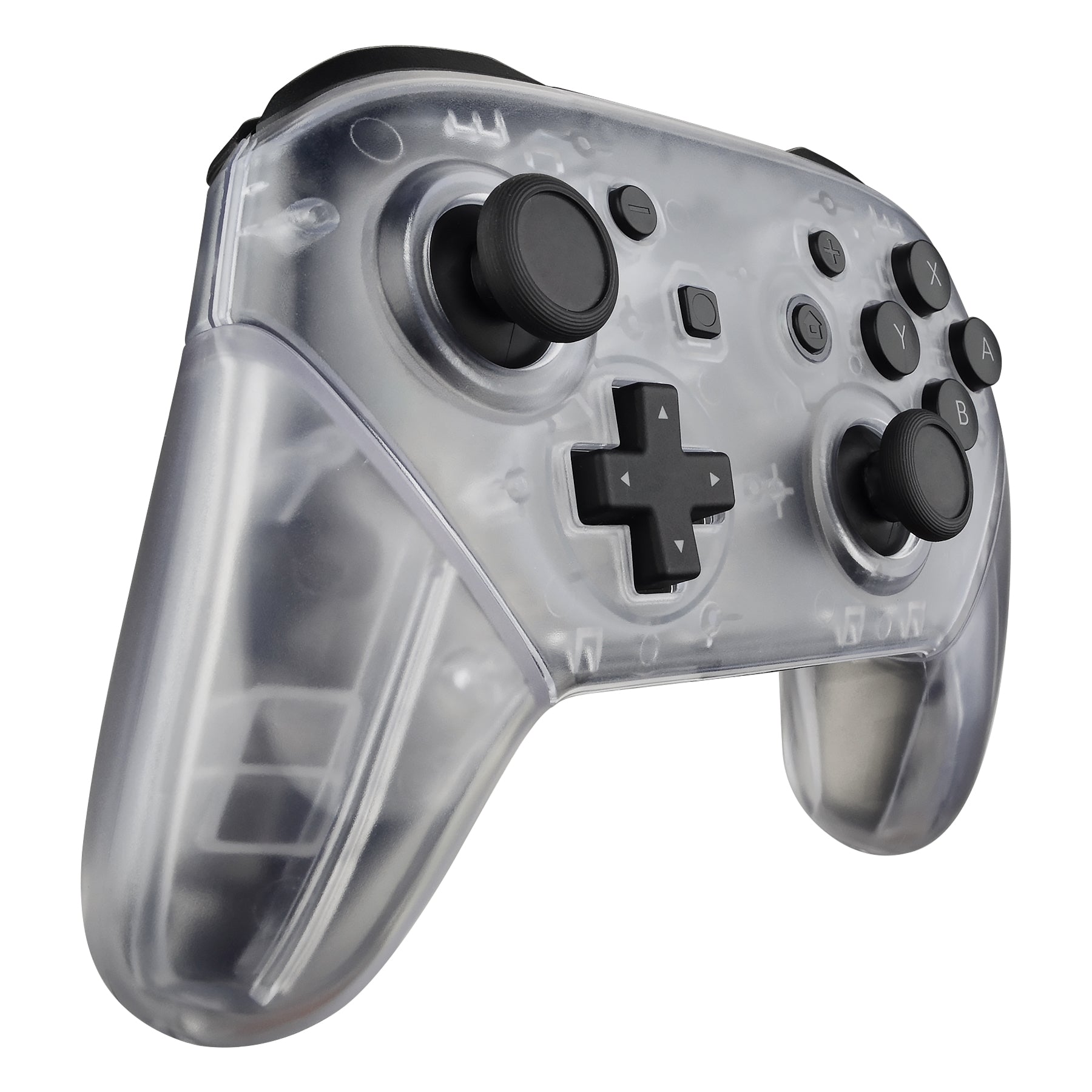 Transparent Clear Green Front and Back Shell for Nintendo Switch Pro  Controller