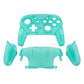 eXtremeRate Retail Emerald Green Faceplate Backplate Handles for Nintendo Switch Pro Controller, DIY Replacement Grip Housing Shell Cover for Nintendo Switch Pro - Controller NOT Included - FRM508