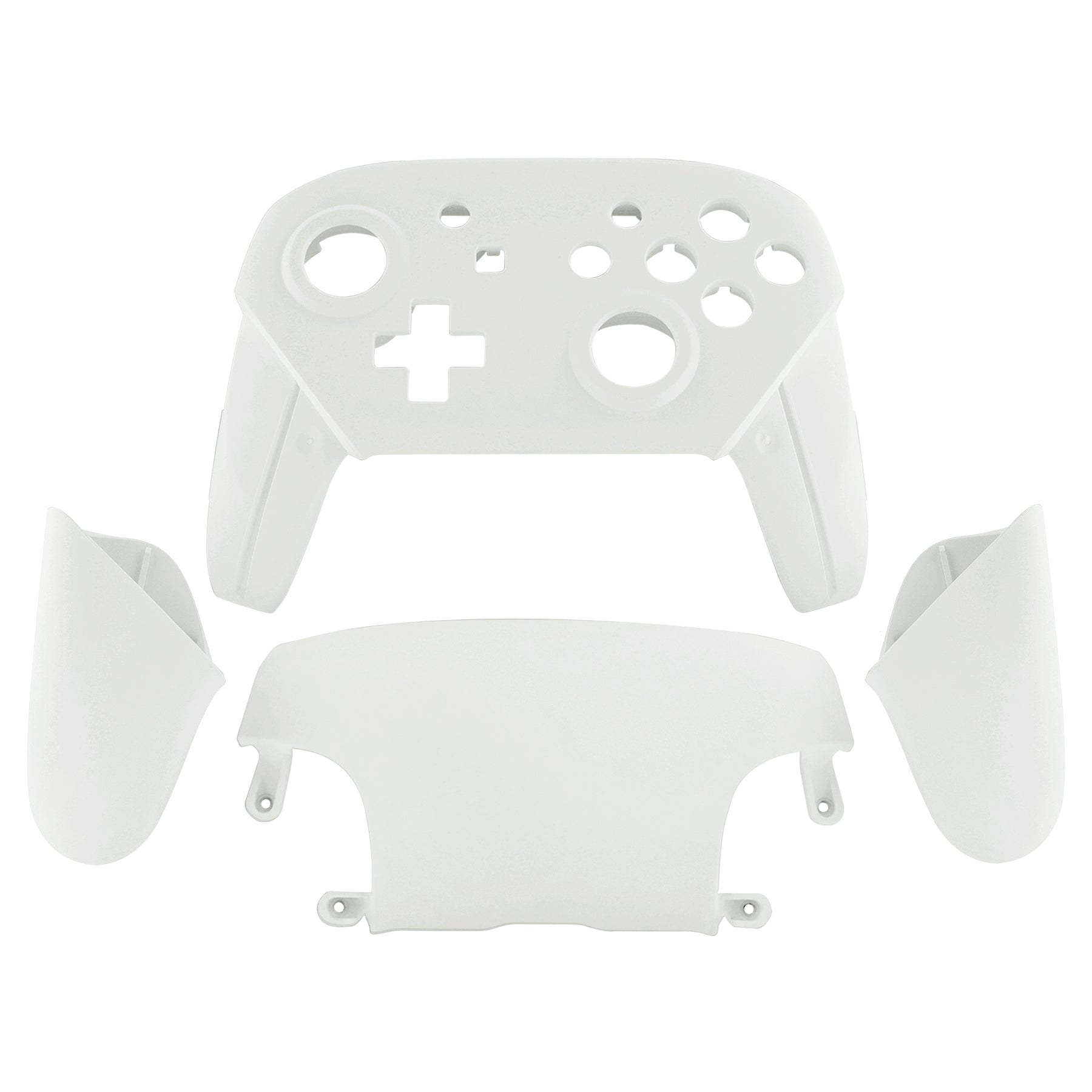 eXtremeRate White Faceplate Backplate Handles for Nintendo Switch