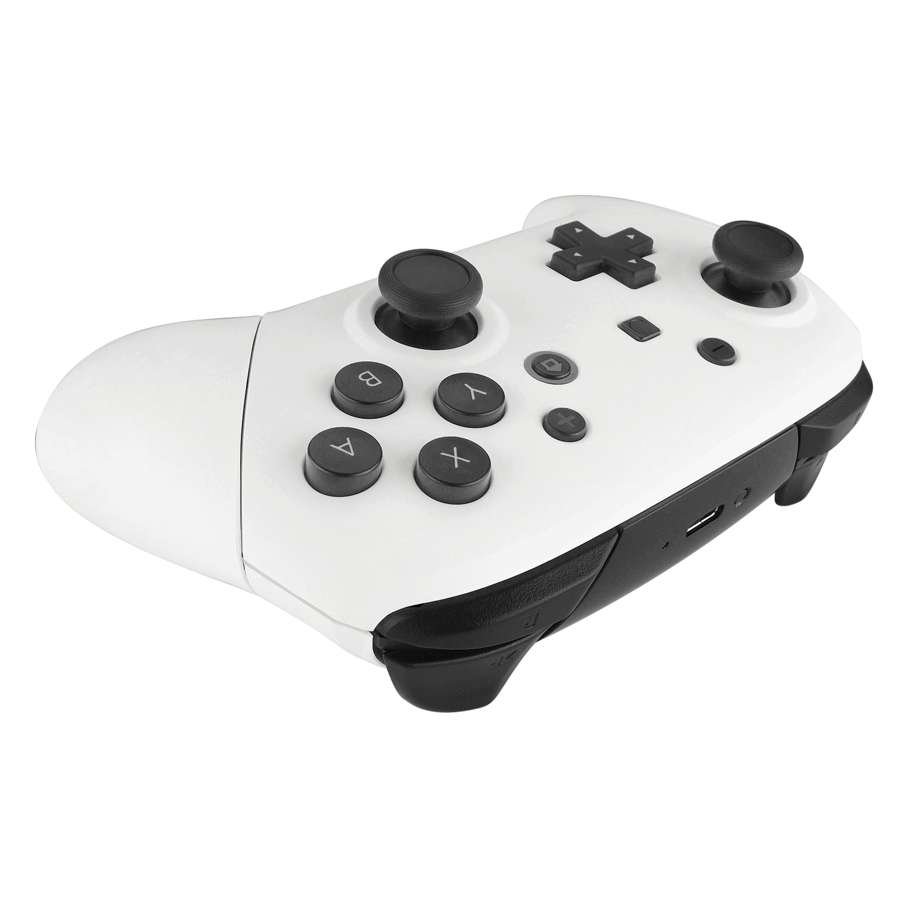 eXtremeRate White Faceplate Backplate Handles for Nintendo Switch Pro  Controller