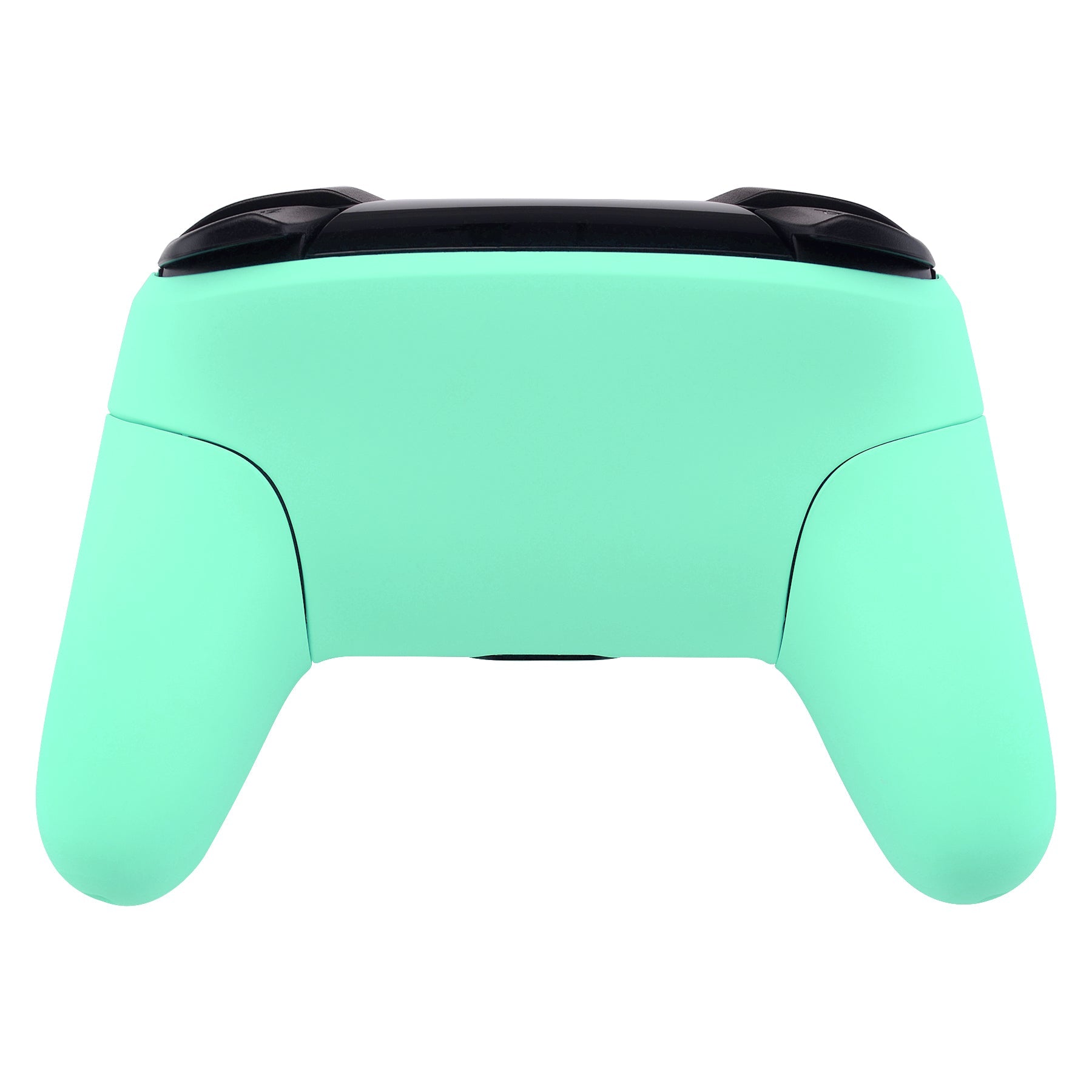 eXtremeRate Retail Mint Green Faceplate Backplate Handles for Nintendo Switch Pro Controller, Soft Touch DIY Replacement Grip Housing Shell Cover for Nintendo Switch Pro - Controller NOT Included - FRP309