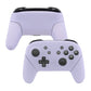 eXtremeRate Retail Light Violet Faceplate Backplate Handles for Nintendo Switch Pro Controller, Soft Touch DIY Replacement Grip Housing Shell Cover for Nintendo Switch Pro - Controller NOT Included - FRP310