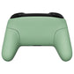eXtremeRate Retail Matcha Green Faceplate Backplate Handles for NS Switch Pro Controller, Soft Touch DIY Replacement Grip Housing Shell Cover for NS Switch Pro - Controller NOT Included - FRP339