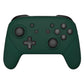 eXtremeRate Retail Forest Green Faceplate Backplate Handles for NS Switch Pro Controller, Soft Touch DIY Replacement Grip Housing Shell Cover for NS Switch Pro - Controller NOT Included - FRP354