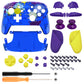 eXtremeRate Retail Splattering Paint Style Faceplate Backplate Handles for NS Switch Pro Controller, Soft Touch Replacement Grip Housing Shell Cover with Colorful ABXY Buttons for NS Switch Pro - FRT104